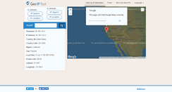 Desktop Screenshot of geoiptool.com