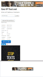 Mobile Screenshot of geoiptool.net